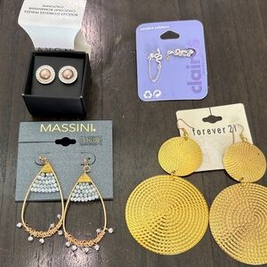 Lot of Avon Claires Massini Forever 21 earrings